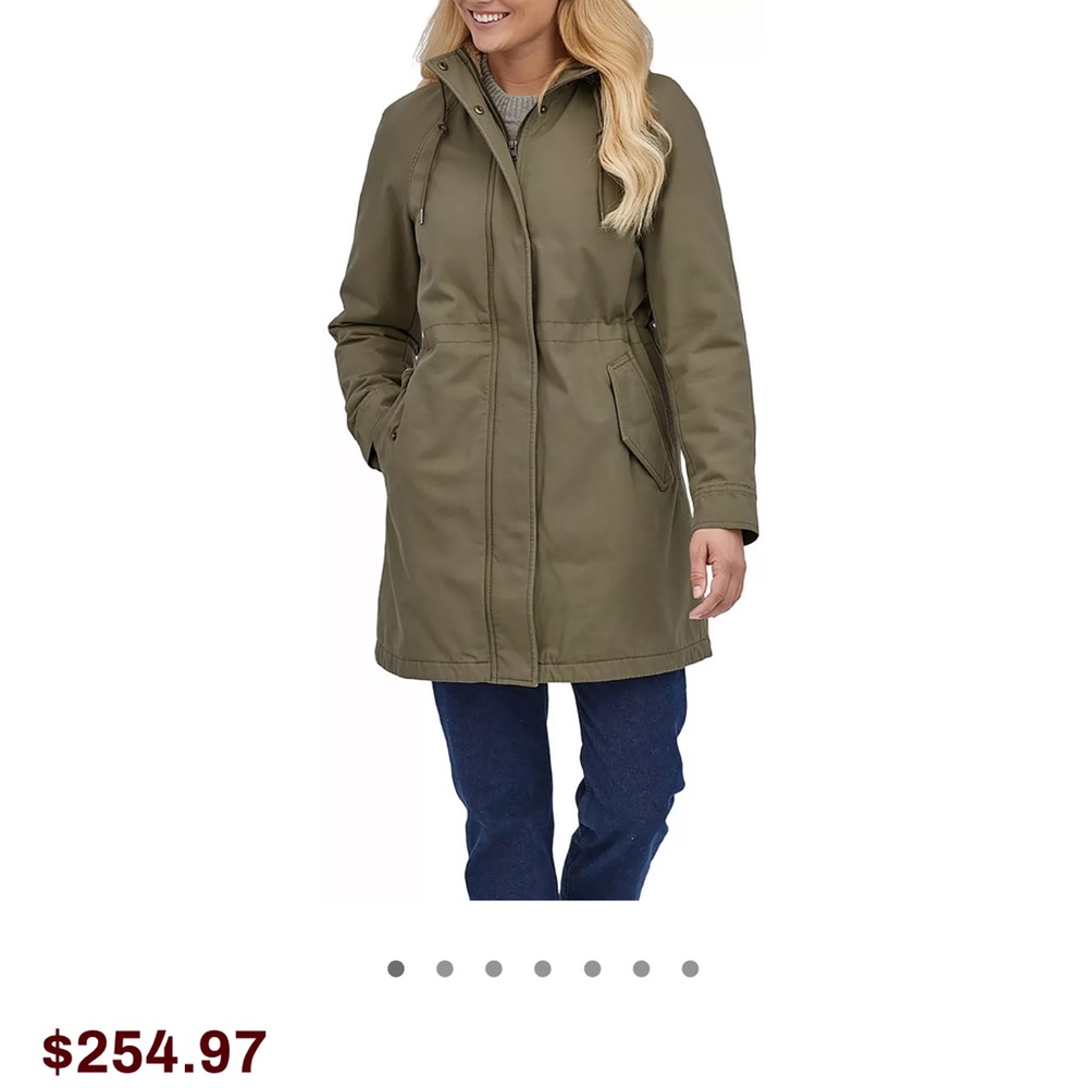 Womens Patagonia Prarie Dawn insulated Parka size Med